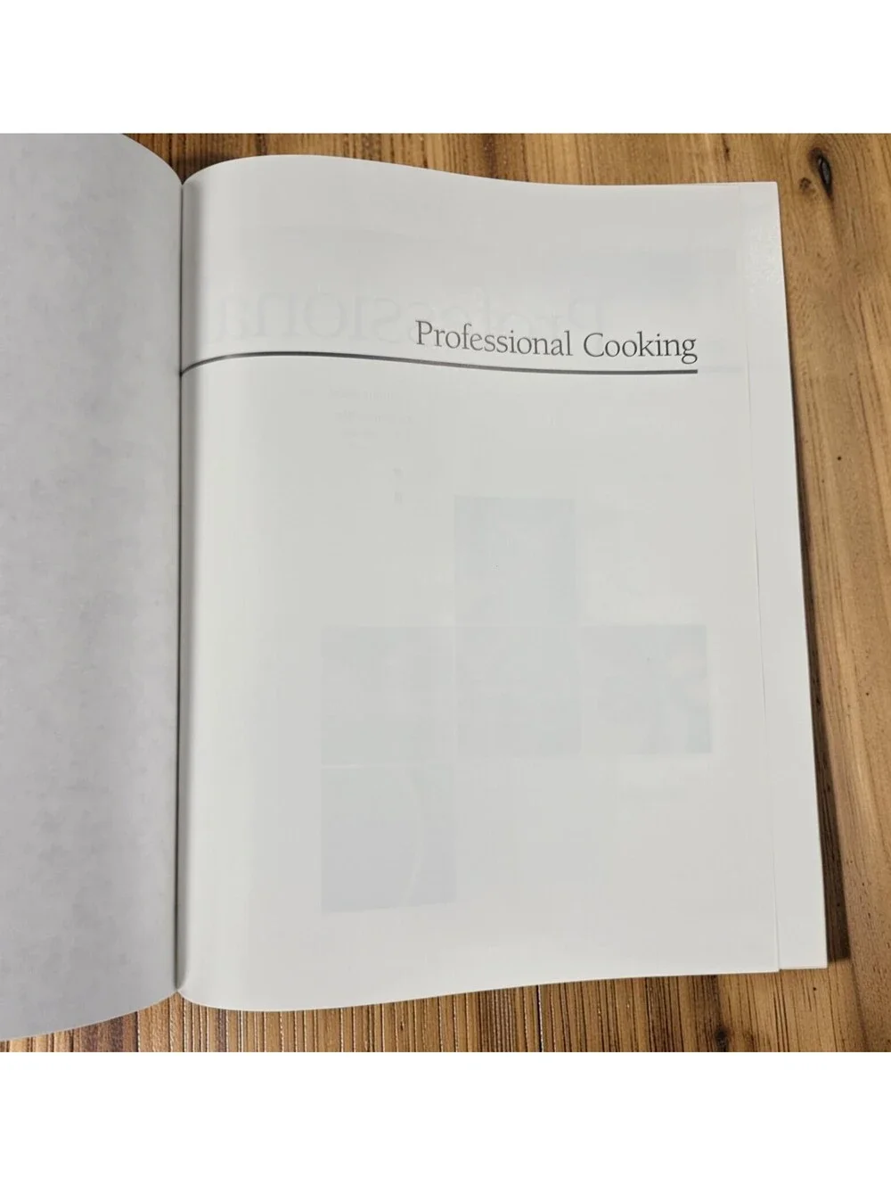 Professional Cooking Wayne Gisslen 4th Edition 1st Printing 1999 Hardcover